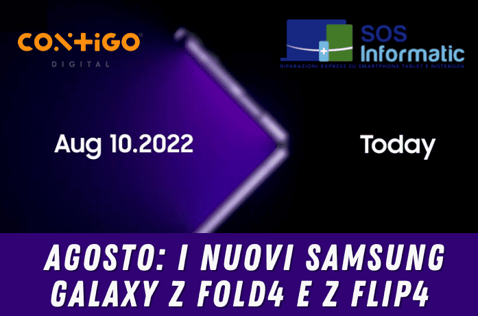 Agosto: tanto caldo e i nuovi Samsung Galaxy Z Fold 4 e Z Flip 4